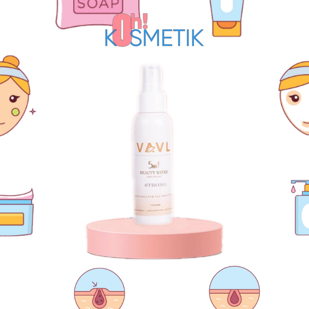 VAVL BEAUTY WATER STRONG / BEAUTY WATER VAVL / BYE ACNE VAVL