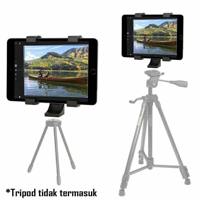 Holder Tablet iPad Tab for Tripod Monopod Tongsis Bracket