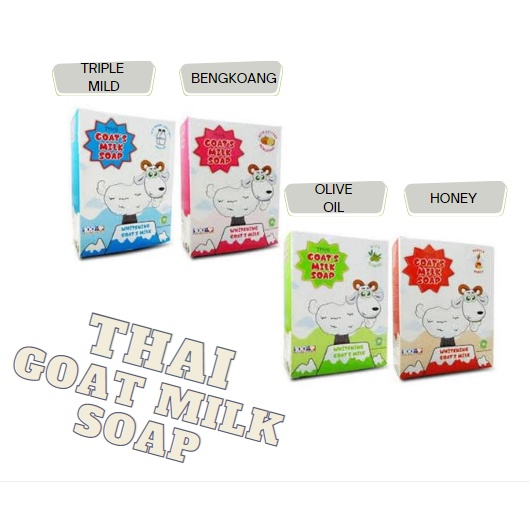 KINDSTORE❤ | Thai Goats Milk Soap 100gr | Sabun Pemutih BPOM ORIGINAL