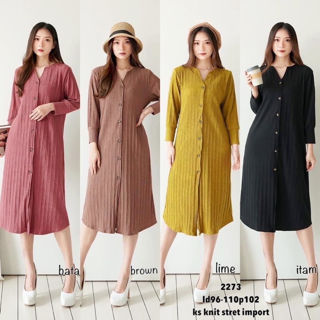 2273 DRESS POLOS LD 96-110CM KS KNIT IMPORT PREMIUM QUALITY