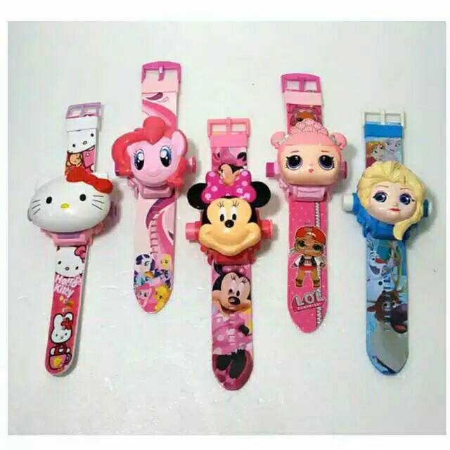 Jam Tangan Fashion Anak-Anak Laser Proyektor Jumbo