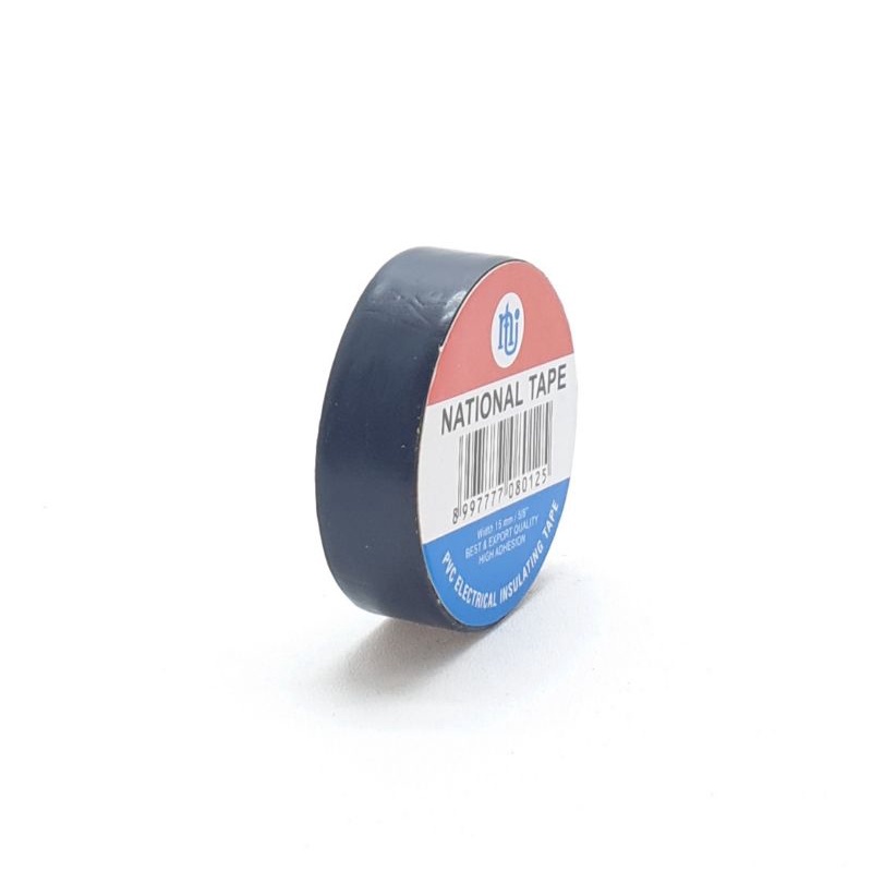 

National Isolasi Kabel Listrik Pvc KECIL Warna HITAM 5/8" x 15mm (Harga 1 Bj)