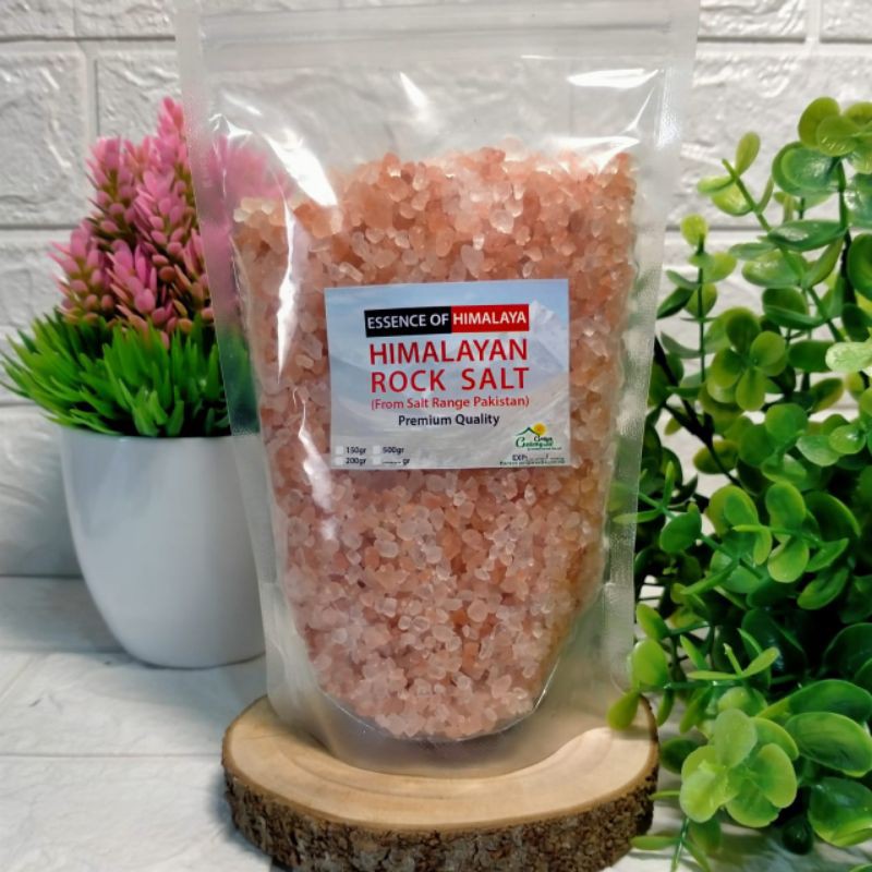 

Premium Himsalt Coarse garam Himalaya kasar 500 gram Fine Pink Himalayan Salt Kasar / Halus