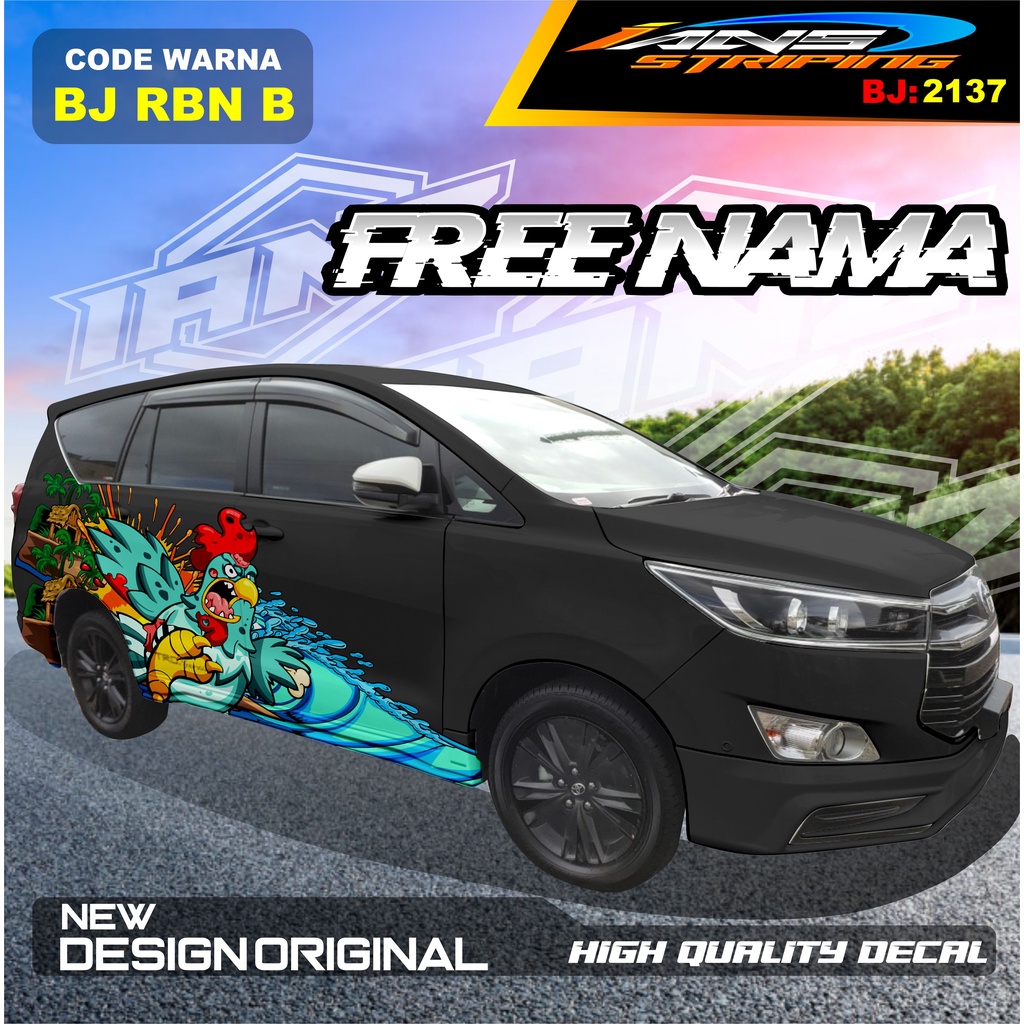 STIKER MOBIL INNOVA REBORN / VARIASI STICKER MOBIL AVANZA  / STIKER MOBIL XENIA / DECAL STIKER MOBIL PAJERO SPORT