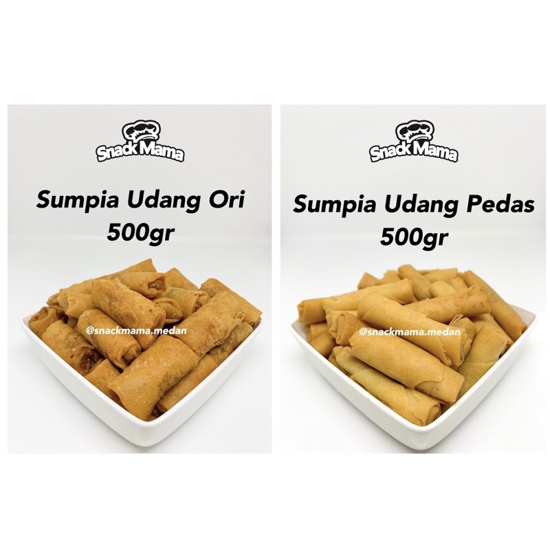 SUMPIA UDANG PEDAS 500GR / LUMPIA UDANG PEDAS | SNACKMAMA