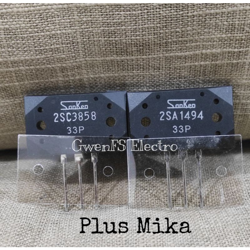 Transistor Power 3858 1494 Original SANKEN 33P 2SA1494 2SC3858