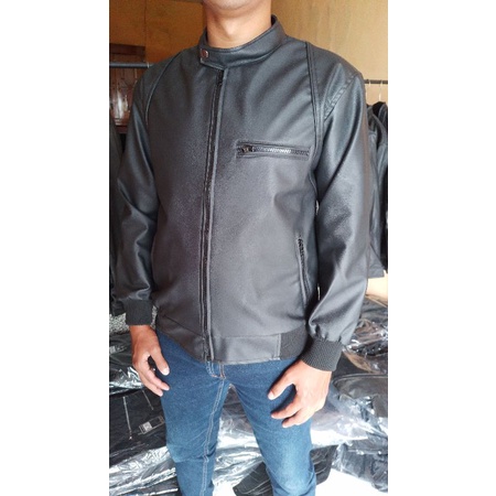 jaket kulit Pria Terbaru Jaket Ariel Jaket Motor New Tren Jaket Casual Keren