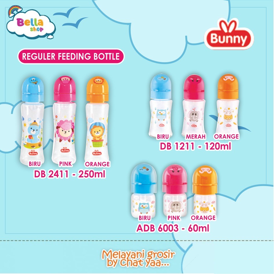 LUSTY BUNNY BOTOL SUSU BAYI REGULER SLIM NECK BS