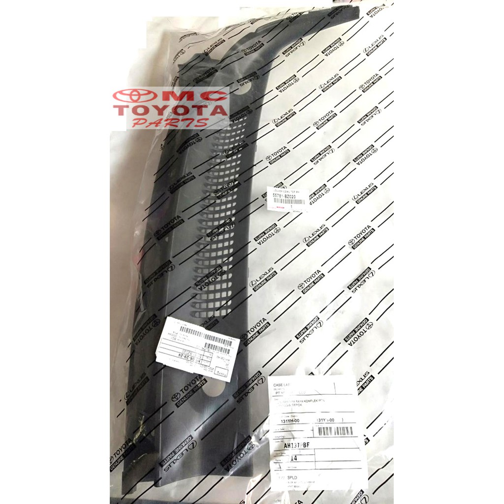 Louver Cowl Panel Panggangan Sate Kanan Avanza Xenia Old 55781-BZ020