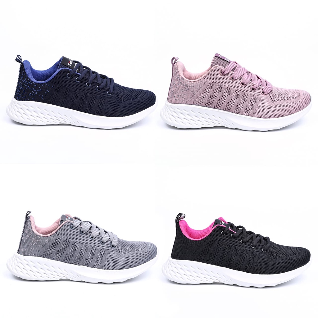 Sepatu Wanita Sports Shoes Olahraga Cewek Shoes Bahan Canvas - C1110