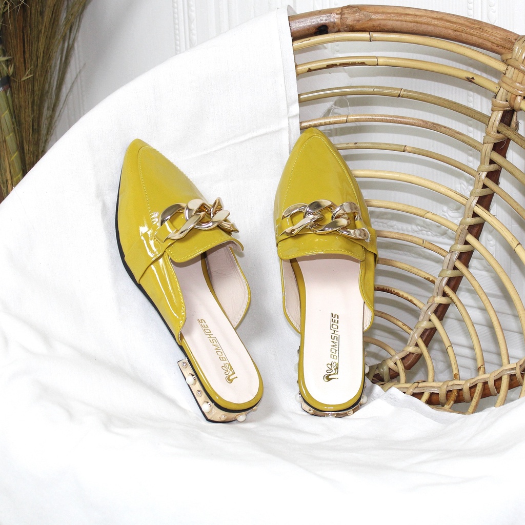 Free Box Flat Shoes Wanita Best Seller Sandal Kantoran NS970 Sepatu Sandal Flat Wanita Sepatu Hak Tinggi Wanita Terlaris dan Kekinian