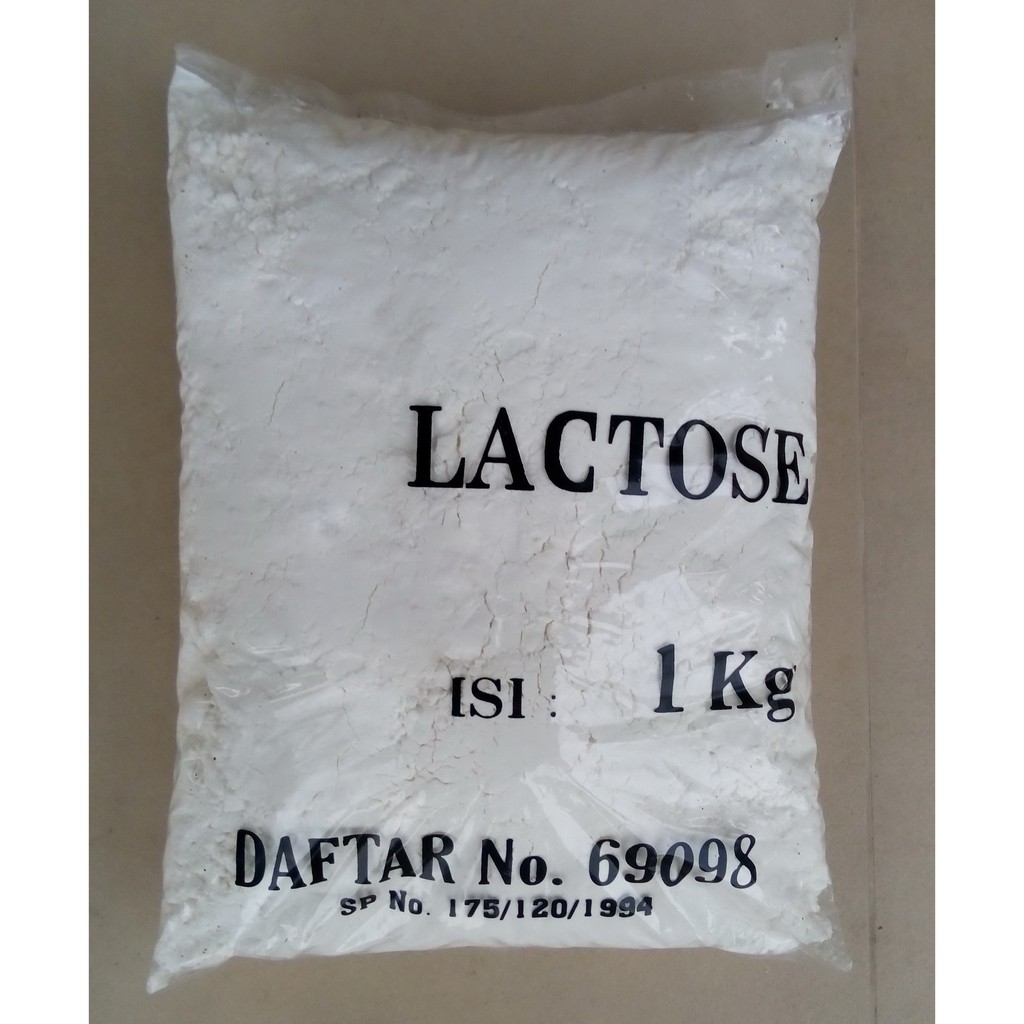 Lactose 1 Kg - Filler Laktosa USPH Laktose Grade A produk USA Saccharum lactis Laktos