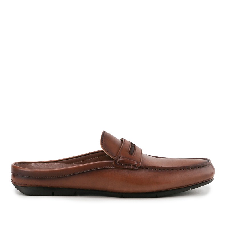 Sandal Casual Pria Andrew Shoes Hoover Brown
