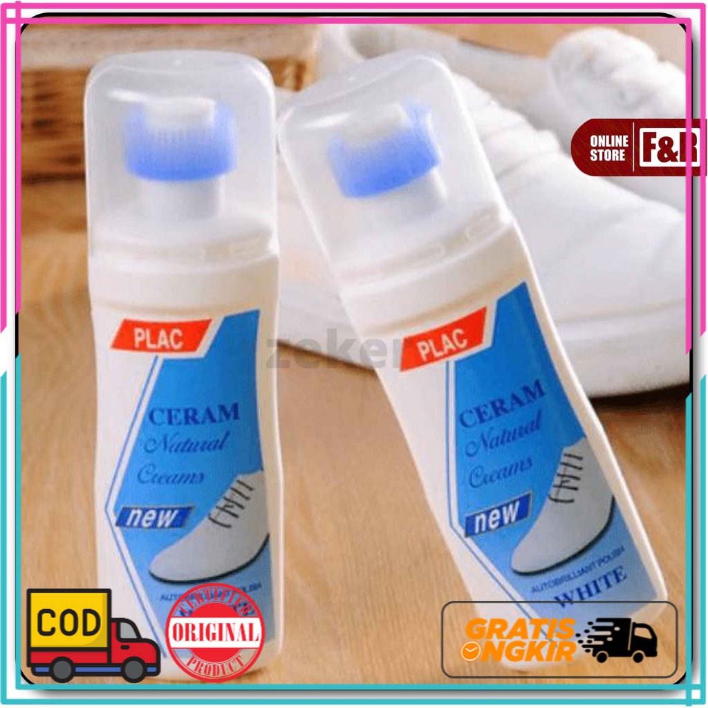 Semir Pembersih Sepatu Putih Penghilang Noda Pemutih White Perawatan Sepatu Tas Bag Shoes Cleaner
