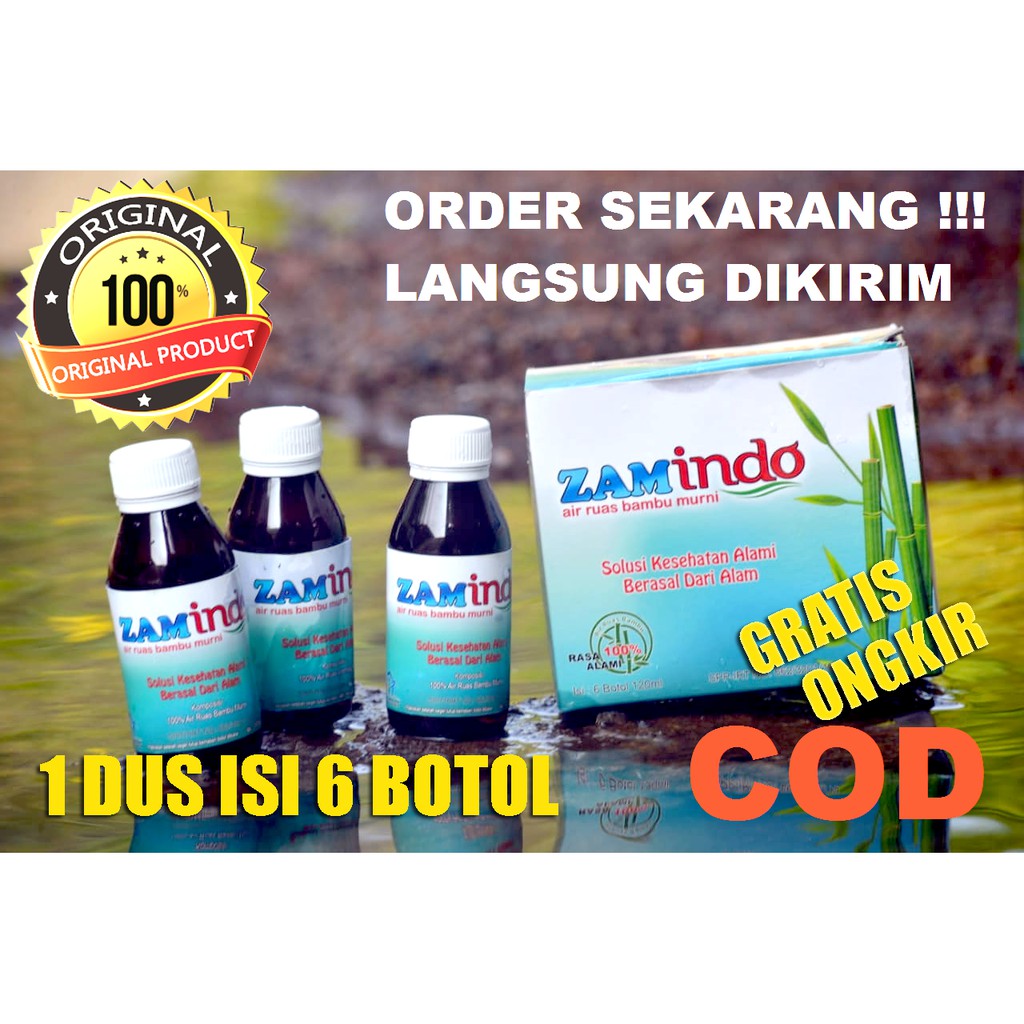 Zamindo Air Ruas Bambu Murni (Herbal)