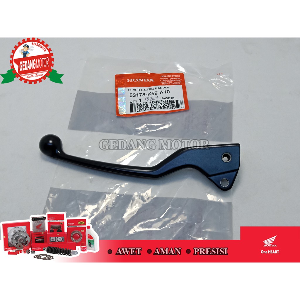 HANDEL REM KIRI VARIO 125 VARIO 150 LED HANDLE REM ASLI AHM