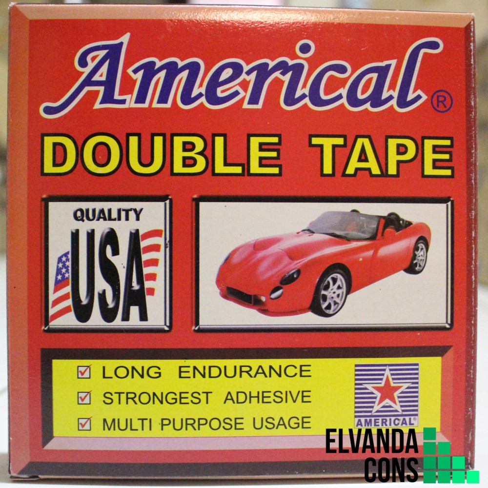 

Lakban/Isolasi Double Tape Foam Americal