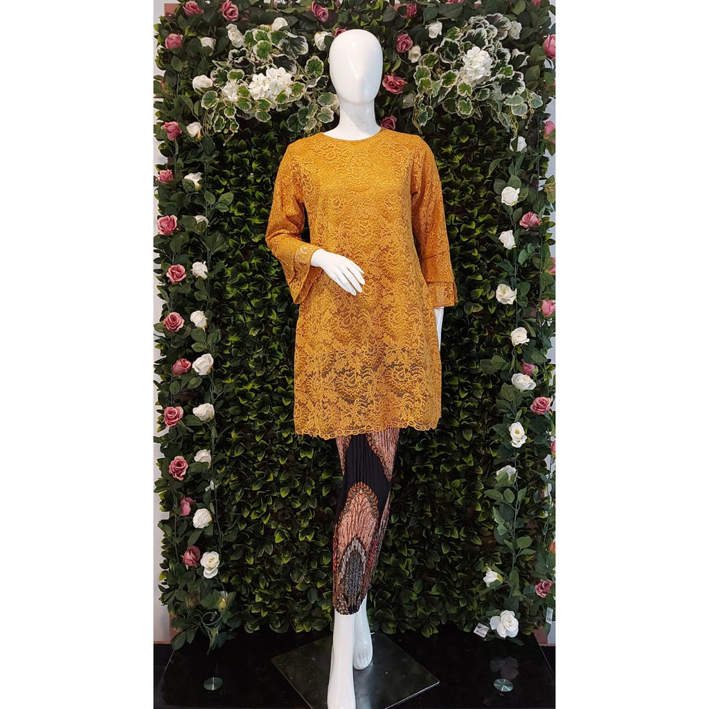 OCE&gt; SET KEBAYA TUNIK BRUKAT / BAJU BRUKAT KEBAYA MODERN / KEBAYA OOTD PESTA CANTIK -KEBAYA BRUKAT