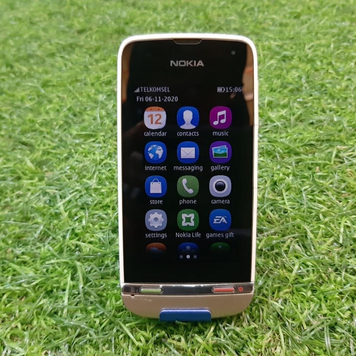 Hp Nokia 311 Asha Jadul White Touchscreen Mantab Not 215 Or Lumi