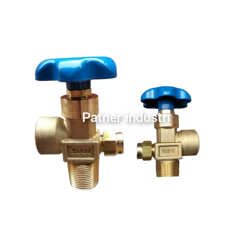 kran tabung oksigen brass drat 3/4"