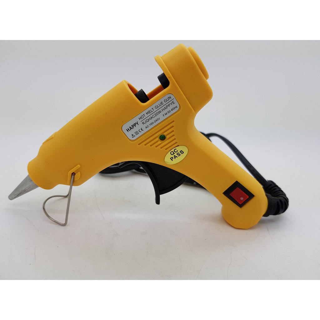 Glue Gun kecil 20 watt Saklar ON-OFF Merk HAPPY / Lem Tembak