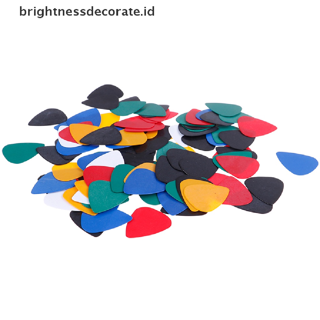 [birth] 100PCS Acoustic Bulk Celluloid Electric Colored Smooth Guitar Pick Pick Plectrum  [ID]