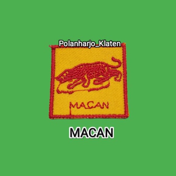 Tanda Regu Pramuka Putra Macan / Tanda Regu Pramuka Macan / Tanda Regu Macan