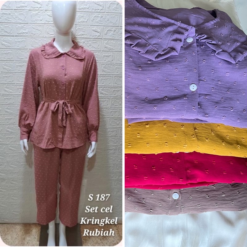 SETELAN ONE SET SETCEL URAGIRI CRINKLE AIRFLOW