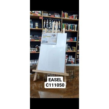 

RK Easel Kayu Kanvas Lukis Sedang 65 cm dan 50cm Stand Penyangga / Standing Bingkai Canvas Foto