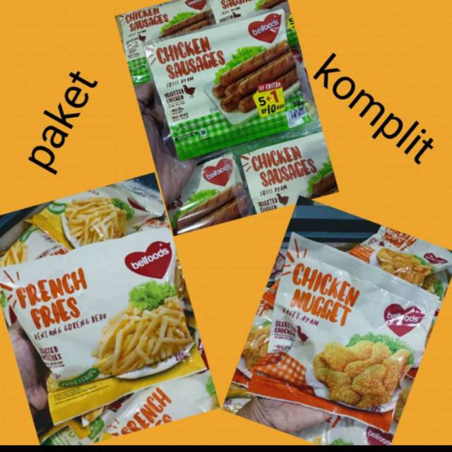 

Paket Komplit BELFOODS (kentang, naget dan sosis)