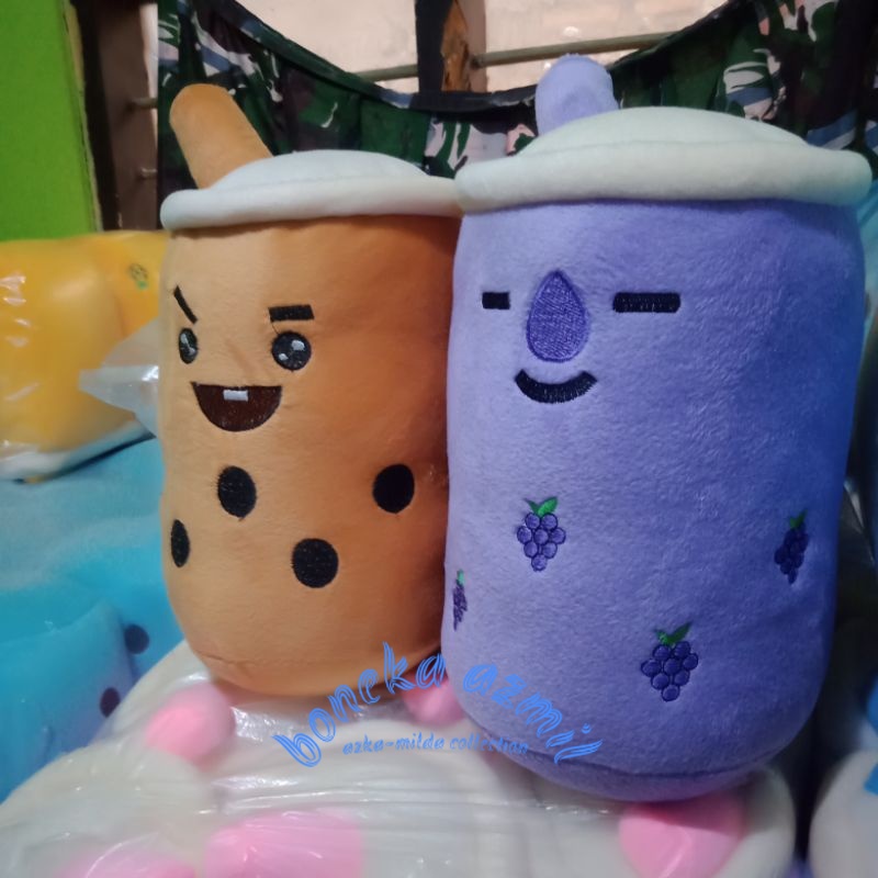 BONEKA BOBA BUBBLE MILK TEA KATAKTER BTS