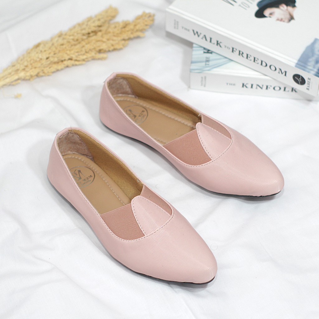 Mym2m Sepatu Flat Shoes Wanita Kekinian Terlaris Dalleya