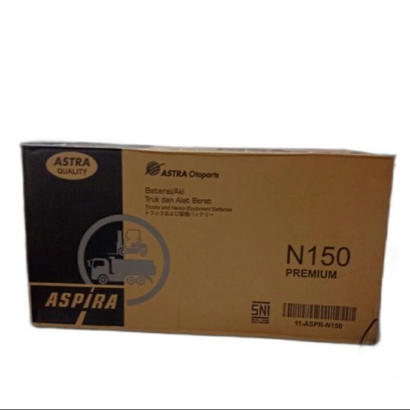Aki Basah /Accu / Battery Basah N150 / N-150 / N 150 (ASPIRA)
