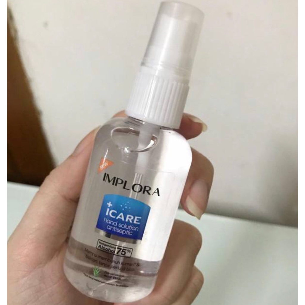 ✿ELYSABETHME✿  Implora hand sanitizer steril anti kuman gel dengan aloe vera anti tangan kering