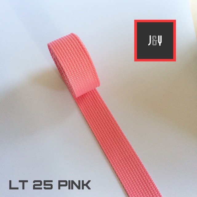 Tali webbing tas LT 2.5 cm warna ecer meteran