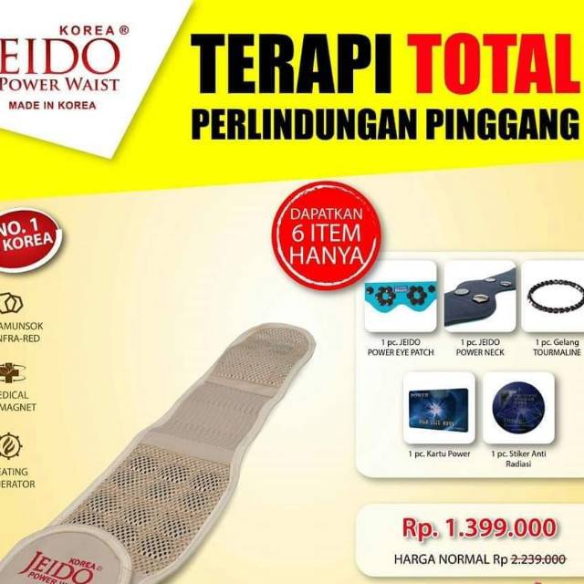 Original Promo.....Jeido Power waist Exp Baru