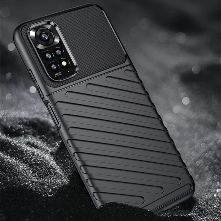 POCO M4 PRO 4G SOFTCASE RUGGED ARMOR THUNDER COVER SOFT CASE SILICONE