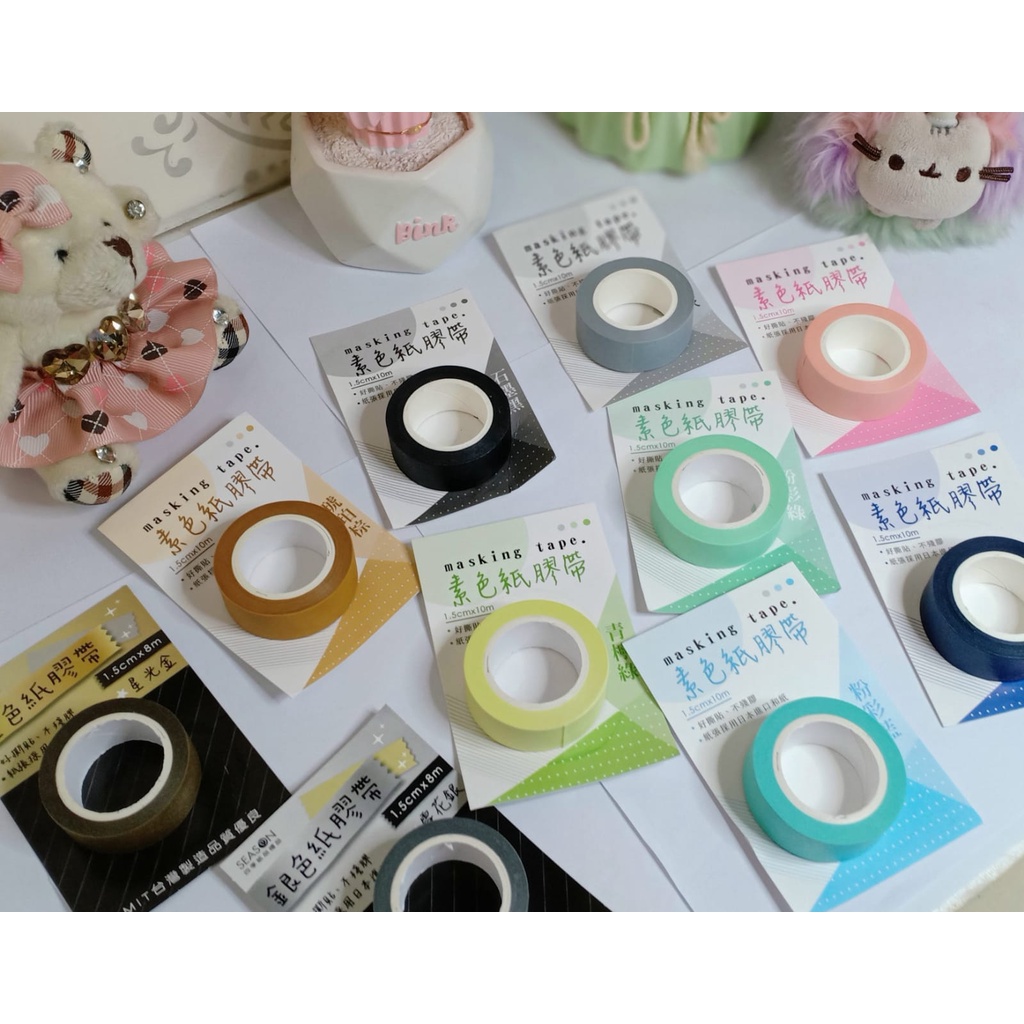 

WASHI TAPE SELOTIP POLOS
