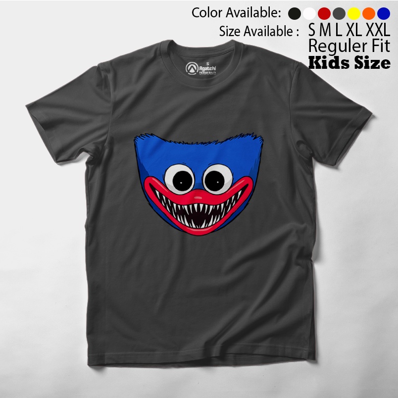 Baju Kaos Atasan Anak Huggy Wuggy Play Time