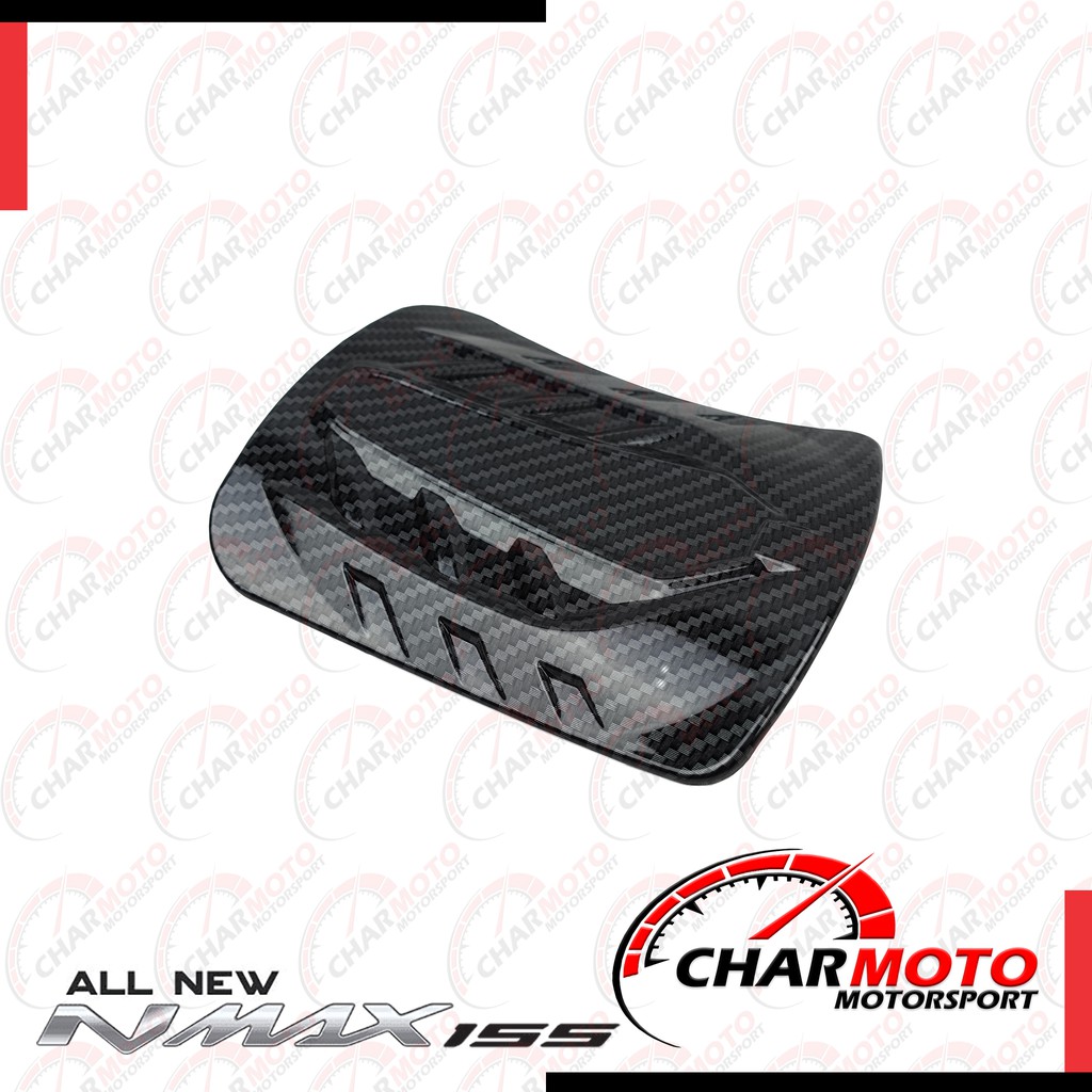 Cover Tutup Bensin Tangki Yamaha Nmax 2020 Carbon Karbon Nemo Original - CHARMOTO