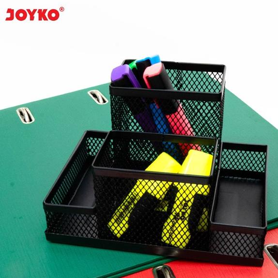 

BAYAR DITEMPAT Joyko Desk Set Pen Holder Metal / Tempat Alat Tulis Besi Joyko DS-19 PROMO Kode 1398