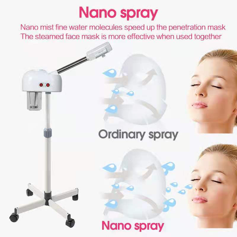 Uap Wajah Hot Vapozone Alat Uap Wajah Spray Pelembab Wajah Uap Wajah Pemasang dengan Spray Meter Vapozone Untuk Perawatan Wajah Dan Kecantikan uap facial uap wajah facial Steamer