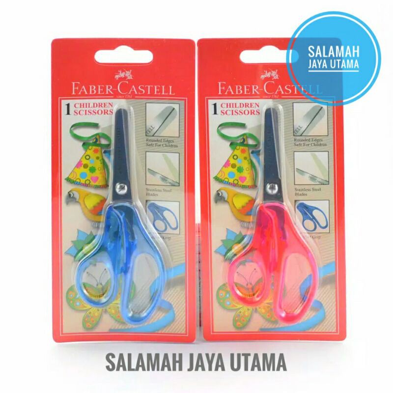 

Children Scissors A Faber Castell / Gunting Anak Faber Castell
