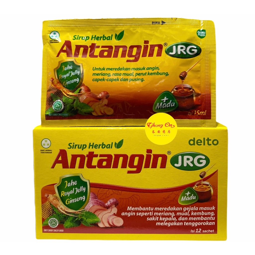 

Antangin JRG Sirup Herbal Untuk Masuk Angin Isi 12 Sachet