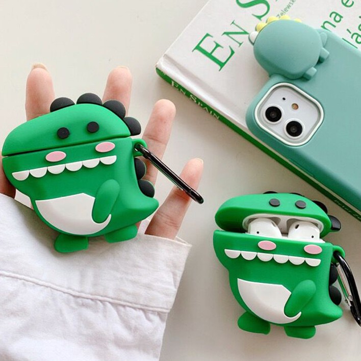 Airpods 1/2 - PRO 3D Case Karakter Kartun Bahan Silikon 1-20-No. 6