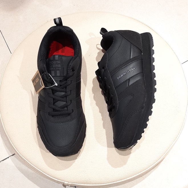 Bata Sepatu Sekolah NORTH STAR MARVEL Full Black
