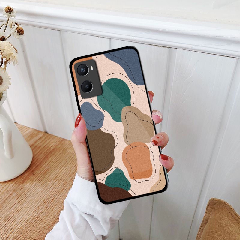 Softcase Kaca [FK220] For Oppo A96 | Case Oppo A96 | Softcase Oppo A96 | Casing Murah Oppo A96 | Case Lucu Oppo A96 | Silikon Hp Oppo A96 | Kesing Hp OPPO A96