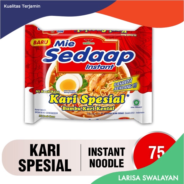 

SEDAAP Mie Instan Kari Kental Special Bag 75 gram
