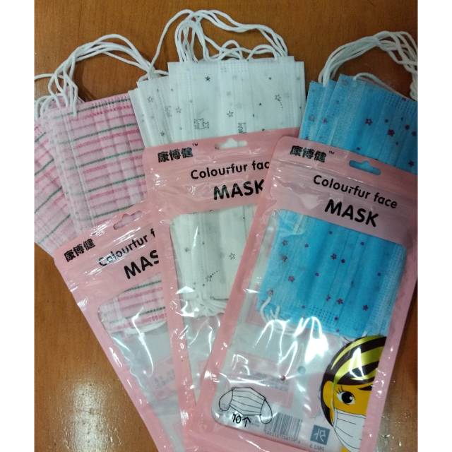 MASKER DOCKTER SEKALI PAKAI MOTIF grosirgrosir