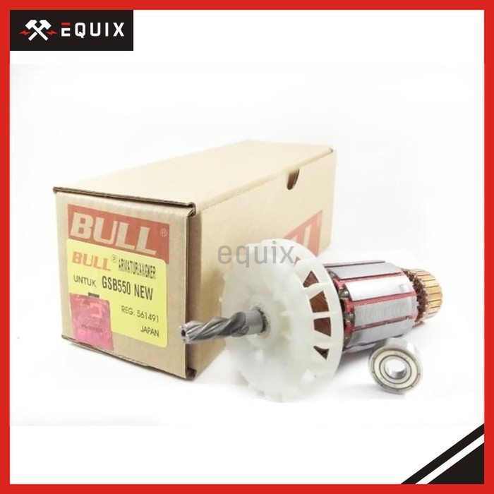 Bull armature GSB550 angker for mesin Bor BOSCH GSB550 NEW